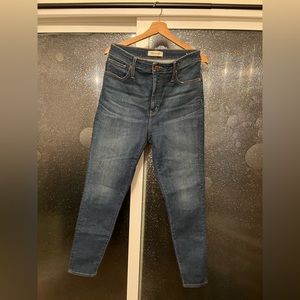 Madewell Curvy High Rise Skinny Jean Dark Wash